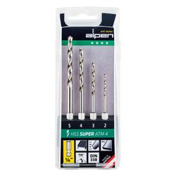 Hex Shank Set Hss For 4 Piece 2.3.4.5mm